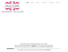 Tablet Screenshot of amicascakes.com